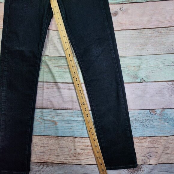 Paige Skyline Skinny Jeans Size 27 Dark Wash Womens Stretch Denim - Picture 15 of 16